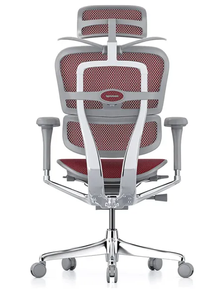 Крісло ERGOHUMAN ELITE 2 (EHE2-AG-HAM-5D-L, сітка T-168-B3 Scarlet), ергономічне