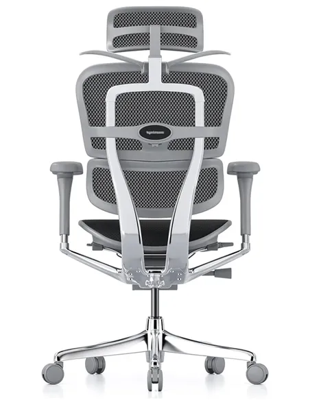 Крісло ERGOHUMAN ELITE 2 (EHE2-AG-HAM-5D-L, сітка T-168-B1 Black), ергономічне