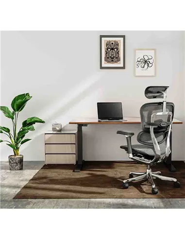 Кресло ERGOHUMAN LUXURY 2 (EHL2-AB-HAM-5D-L, сетка Т-168-B1 Black), эргономичное