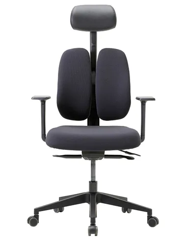 Кресло DUOREST GOLD D2500G-DAS BLACK, ортопедическое