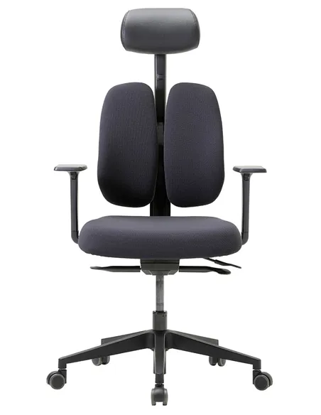 Кресло DUOREST GOLD D2500G-DAS BLACK, ортопедическое