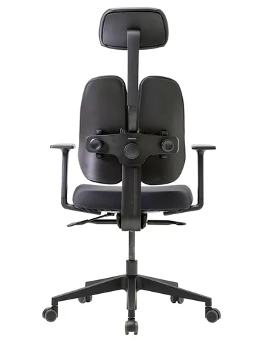 Кресло DUOREST GOLD D2500G-DAS BLACK, ортопедическое