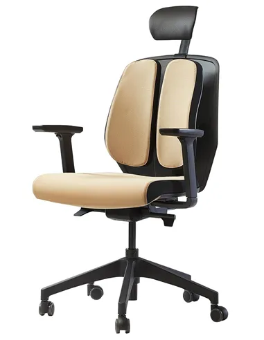Крісло DUOREST ALPHA HBDA-S BEIGE, ортопедичне