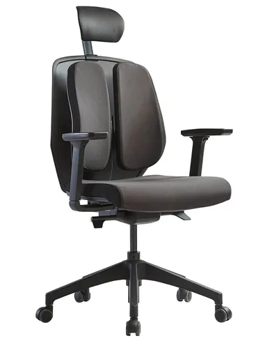Кресло DUOREST ALPHA HBDA-S BLACK, ортопедическое