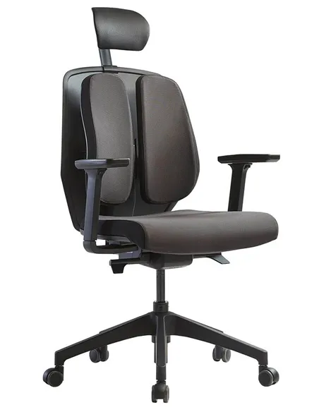 Кресло DUOREST ALPHA HBDA-S BLACK, ортопедическое