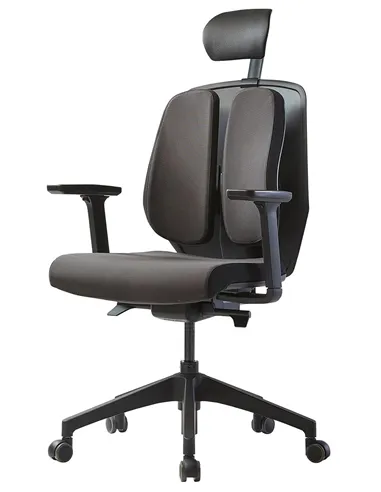 Кресло DUOREST ALPHA HBDA-S BLACK, ортопедическое