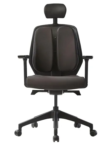 Кресло DUOREST ALPHA HBDA-S BLACK, ортопедическое
