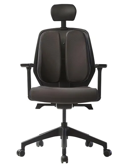 Кресло DUOREST ALPHA HBDA-S BLACK, ортопедическое