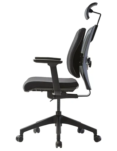 Кресло DUOREST ALPHA HBDA-S BLACK, ортопедическое