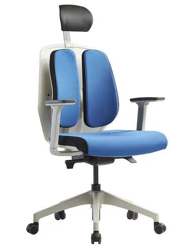 Крісло DUOREST ALPHA HBDA-SW BLUE, ортопедичне