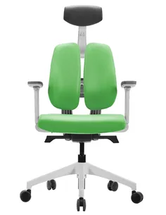 Крісло DUOREST D2 WHITE/GREEN, ортопедичне 2