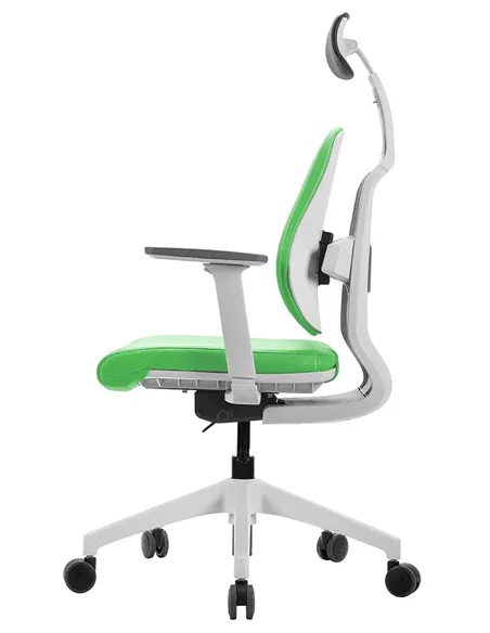 Крісло DUOREST D2 WHITE/GREEN, ортопедичне