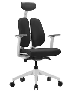 Кресло DUOREST D2 WHITE/GREY, ортопедическое