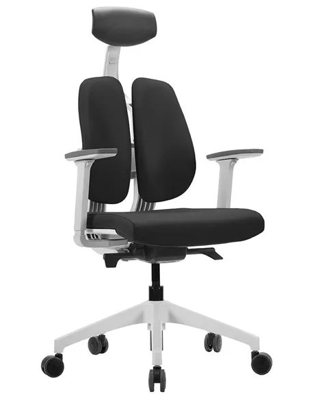 Крісло DUOREST D2 WHITE/GREY, ортопедичне
