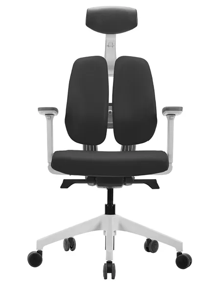 Крісло DUOREST D2 WHITE/GREY, ортопедичне