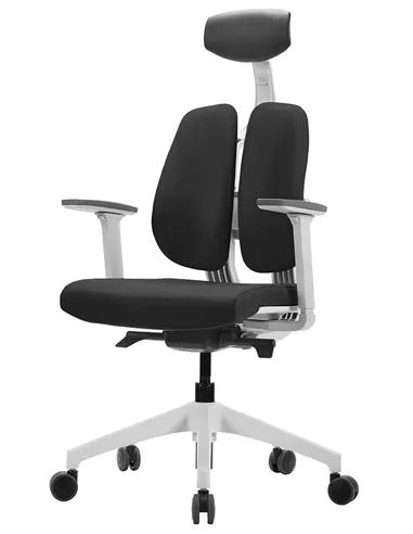 Крісло DUOREST D2 WHITE/GREY, ортопедичне