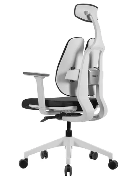 Крісло DUOREST D2 WHITE/GREY, ортопедичне