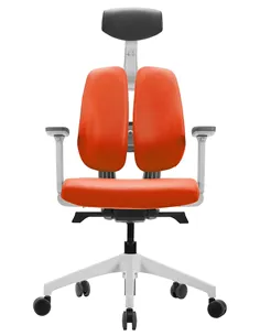 Крісло DUOREST D2 WHITE/ORANGE, ортопедичне 2