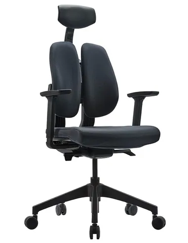 Крісло DUOREST D2 BLACK/GREY, ортопедичне