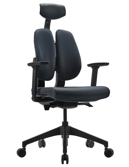 Крісло DUOREST D2 BLACK/GREY, ортопедичне