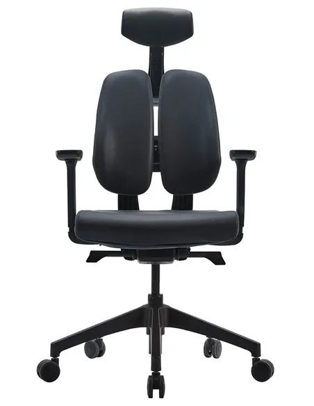 Крісло DUOREST D2 BLACK/GREY, ортопедичне