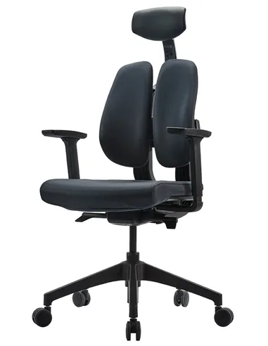 Крісло DUOREST D2 BLACK/GREY, ортопедичне