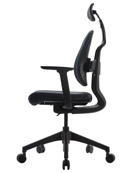 Крісло DUOREST D2 BLACK/GREY, ортопедичне