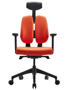 Крісло DUOREST D2 BLACK/ORANGE, ортопедичне 2