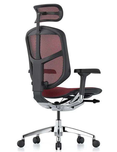 Крісло ENJOY ELITE 2 (EJE2-AB-HAM-5D-L, сітка T-168-B3 Scarlet), ергономічне