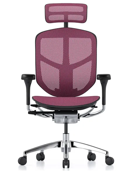 Кресло ENJOY ELITE 2 (EJE2-AB-HAM-5D-L, сетка T-168-B5 Pink), эргономичное