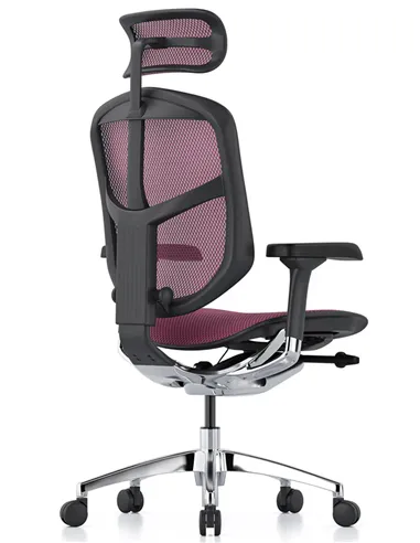 Кресло ENJOY ELITE 2 (EJE2-AB-HAM-5D-L, сетка T-168-B5 Pink), эргономичное