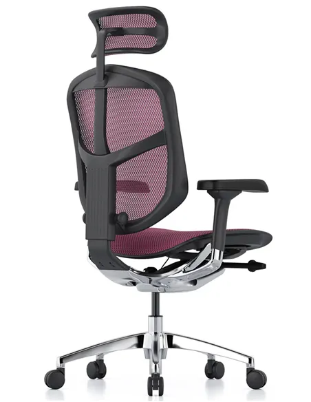 Кресло ENJOY ELITE 2 (EJE2-AB-HAM-5D-L, сетка T-168-B5 Pink), эргономичное