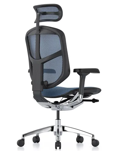 Крісло ENJOY ELITE 2 (EJE2-AB-HAM-5D-L, сітка T-168-B4 Cobalt), ергономічне