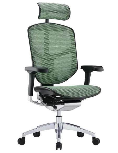 Крісло ENJOY ELITE 2 (EJE2-AB-HAM-5D-L, сітка T-168-B6 Green), ергономічне