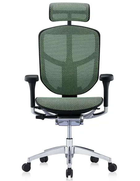 Крісло ENJOY ELITE 2 (EJE2-AB-HAM-5D-L, сітка T-168-B6 Green), ергономічне