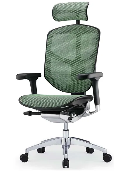 Крісло ENJOY ELITE 2 (EJE2-AB-HAM-5D-L, сітка T-168-B6 Green), ергономічне