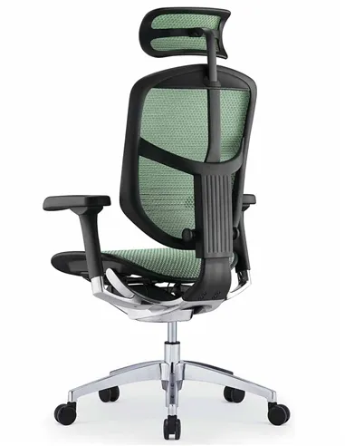 Крісло ENJOY ELITE 2 (EJE2-AB-HAM-5D-L, сітка T-168-B6 Green), ергономічне