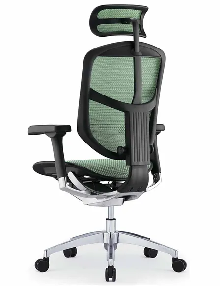 Крісло ENJOY ELITE 2 (EJE2-AB-HAM-5D-L, сітка T-168-B6 Green), ергономічне
