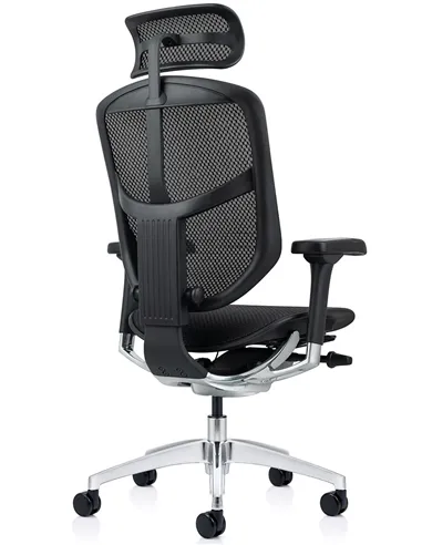 Кресло ENJOY ELITE 2 (EJE2-AB-HAM-5D-L, сетка T-168-B1Black), эргономичное