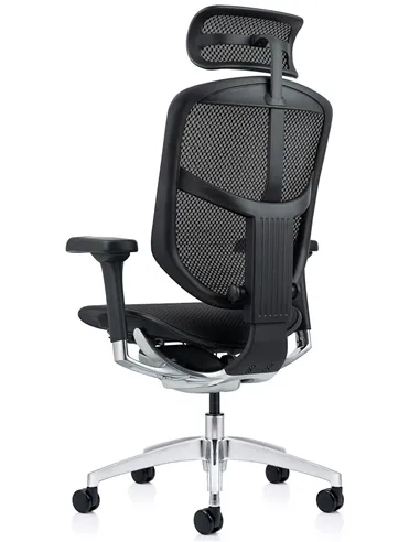 Кресло ENJOY ELITE 2 (EJE2-AB-HAM-5D-L, сетка T-168-B1Black), эргономичное