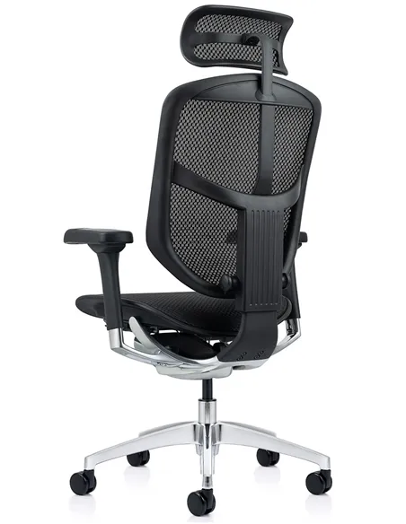 Кресло ENJOY ELITE 2 (EJE2-AB-HAM-5D-L, сетка T-168-B1Black), эргономичное