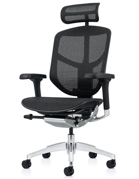 Кресло ENJOY ELITE 2 (EJE2-AB-HAM-5D-L, сетка T-168-B1Black), эргономичное