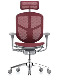 Крісло ENJOY ELITE 2 (EJE2-AG-HAM-5D-L, сітка T-168-B3 Scarlet), ергономічне