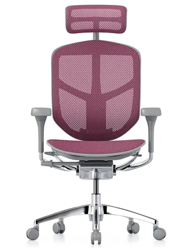 Крісло ENJOY ELITE 2 (EJE2-AG-HAM-5D-L, сітка T-168-B5 Pink), ергономічне