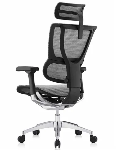Кресло MIRUS-IOO 2 (IOOE2-AB-HAM-5D-L, сетка Т-168-B2 NATURAL), эргономичное