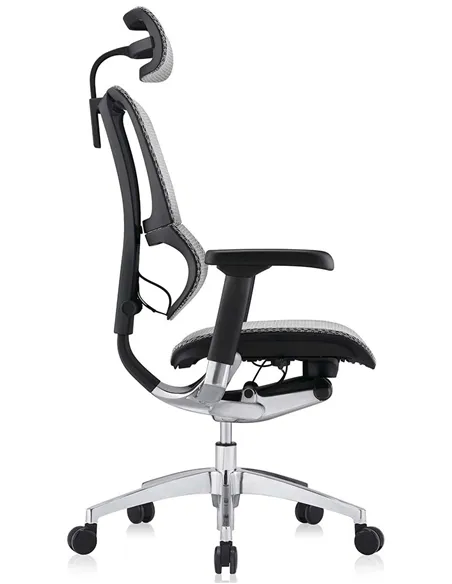 Кресло MIRUS-IOO 2 (IOOE2-AB-HAM-5D-L, сетка Т-168-B2 NATURAL), эргономичное