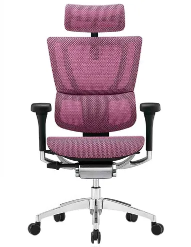 Крісло MIRUS-IOO 2 (IOOE2-AB-HAM-5D-L, сітка T-168-B5 PINK), ергономічне