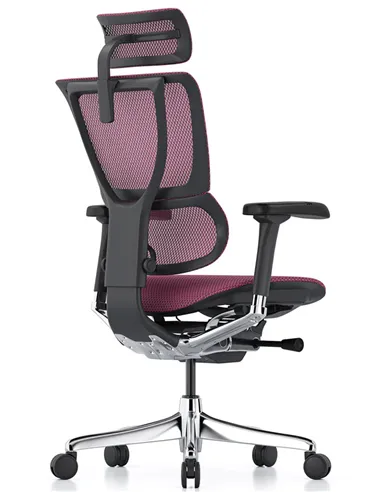 Крісло MIRUS-IOO 2 (IOOE2-AB-HAM-5D-L, сітка T-168-B5 PINK), ергономічне