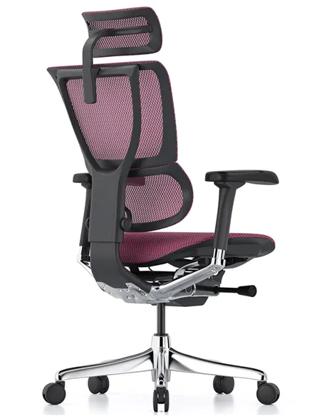 Крісло MIRUS-IOO 2 (IOOE2-AB-HAM-5D-L, сітка T-168-B5 PINK), ергономічне