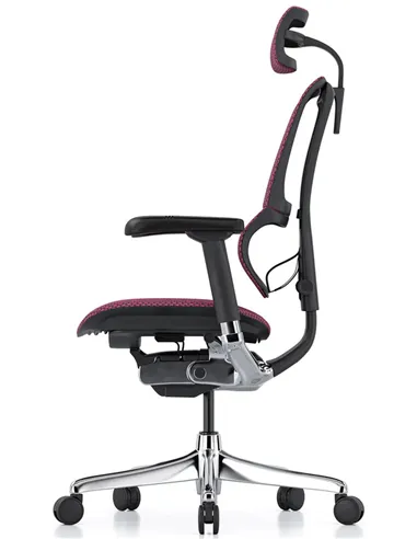 Крісло MIRUS-IOO 2 (IOOE2-AB-HAM-5D-L, сітка T-168-B5 PINK), ергономічне